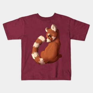 Red Panda: Over-the-Shoulder Kids T-Shirt